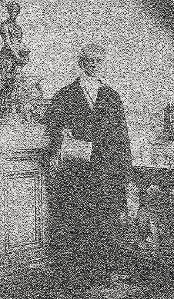 Photo en noir et blanc d'un homme nommé Robert Foulis