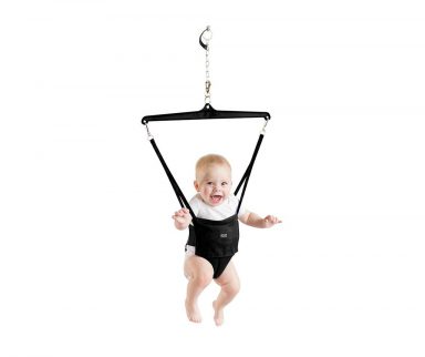 Photo of child in Jolly Jumper apparatus
