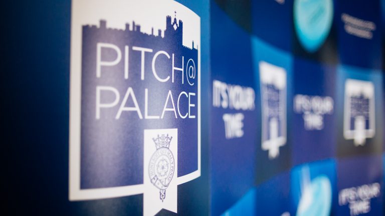Decorative photograph of Pitch@Palace logo