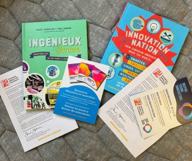 Canadian Innovation books on display